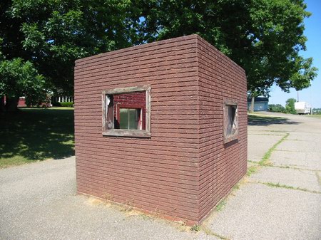 Hastings Drive-In Theatre - Ticket Booth - Photo From Water Winter Wonderland (newer photo)
